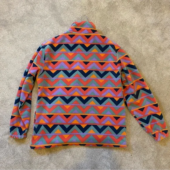 Harper & Lewis Half Zip Pullover Fleece Aztec Pattern - Picture 7 of 9